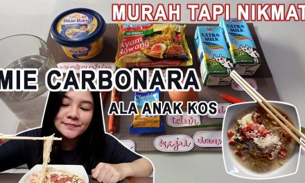 Kelezatan Indomie Carbonara Makanan Mewah Versi Anak Kost