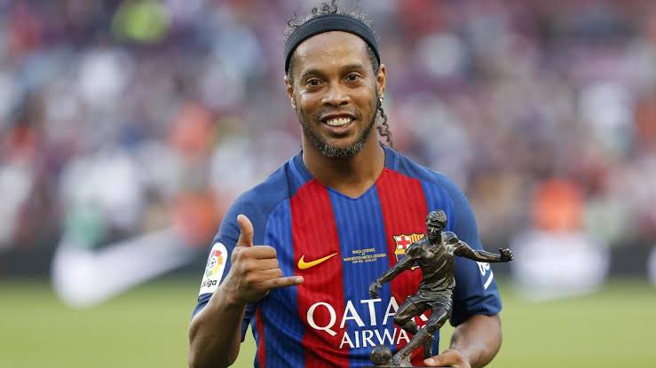 Legendaris Brasil Ronaldinho Pesepakbola Yang Hebat
