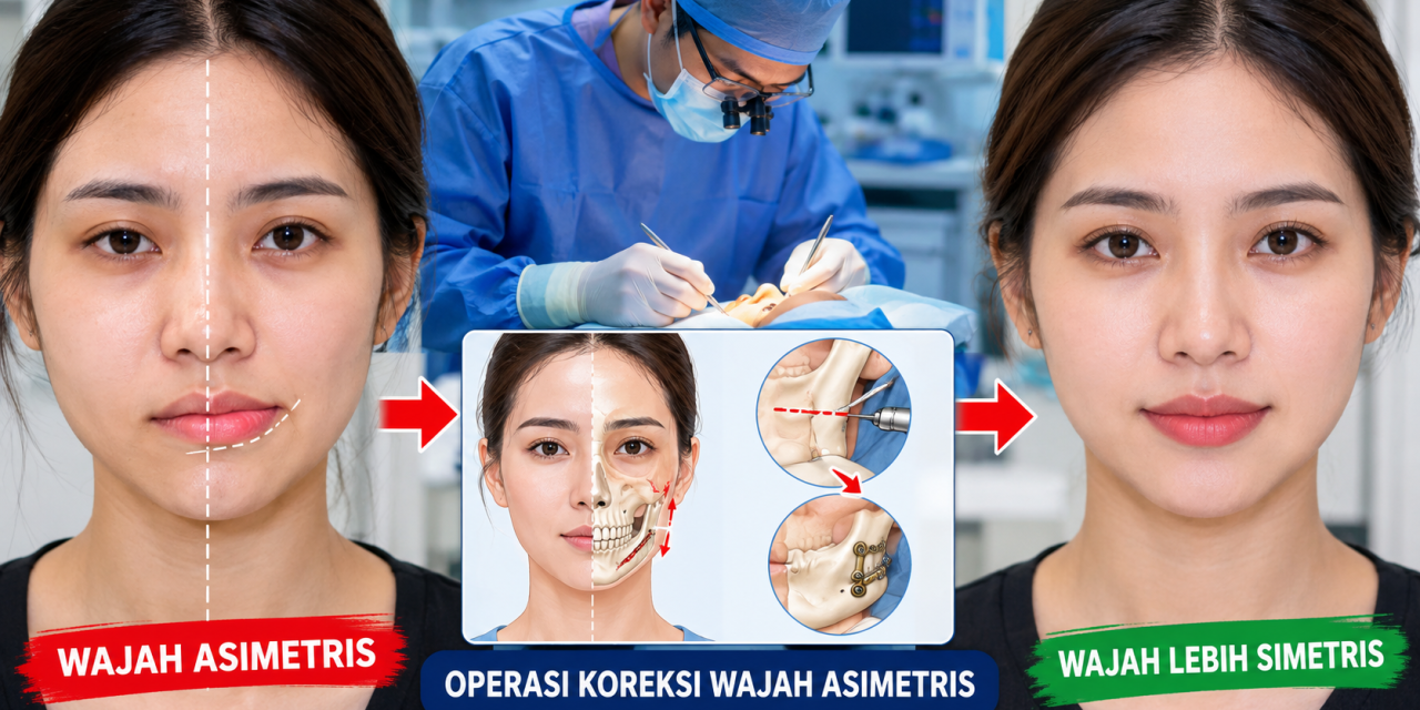 Wajah Asimetris Dapat Di Ubah Dengan Cara Operasi, Bagaimana