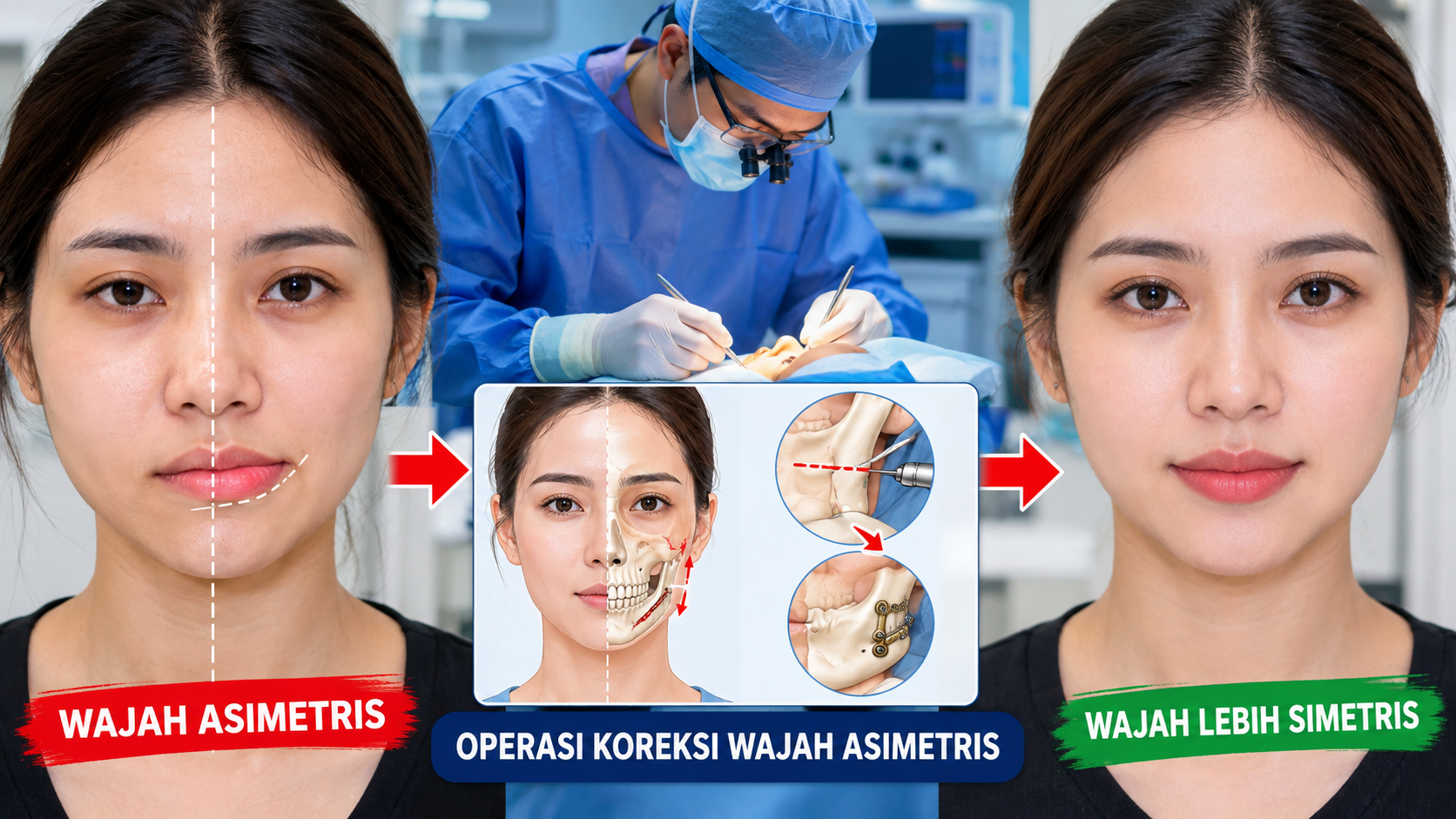 Wajah Asimetris 