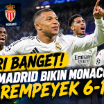Ngeri Banget! Real Madrid Bikin Monaco Jadi Rempeyek 6-1