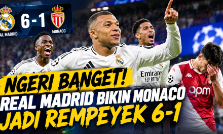 Ngeri Banget! Real Madrid Bikin Monaco Jadi Rempeyek 6-1