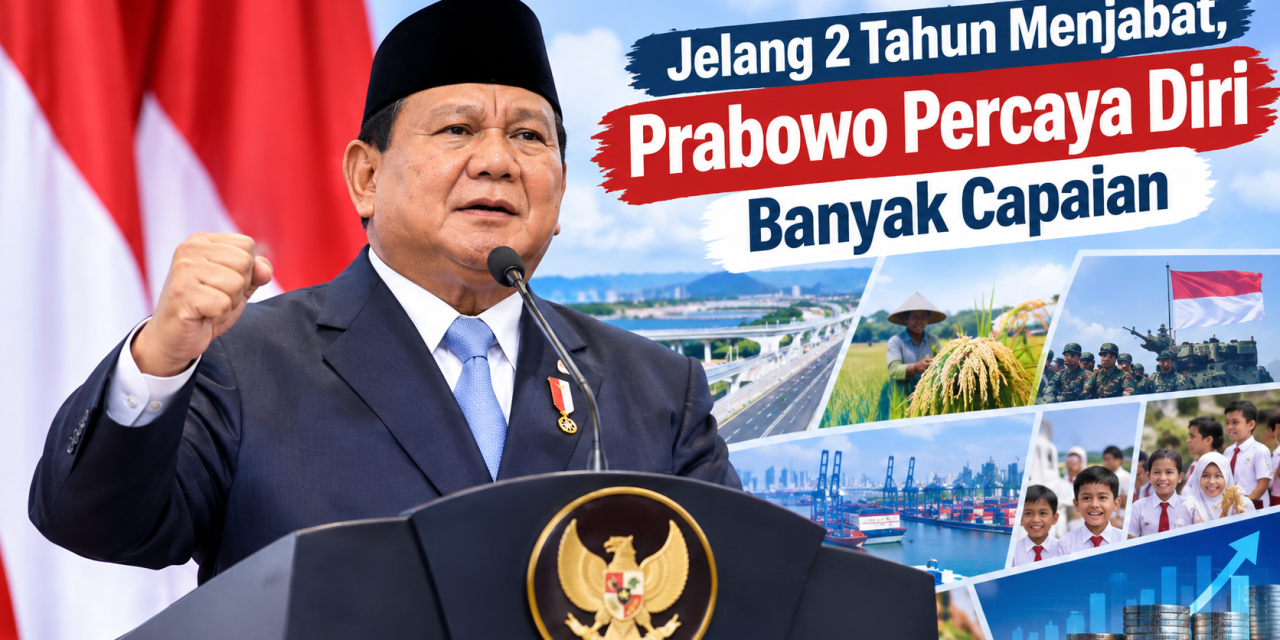 Jelang 2 Tahun Menjabat, Prabowo Percaya Diri Banyak Capaian