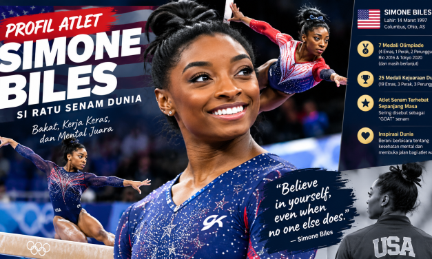 Simone Biles Menjadi Juara Dunia Untuk Keenam Kalinya